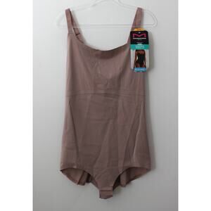 Maidenform Womens Shapewear Extra Firm Shaping Bodysuit FLS108 3XL NWT